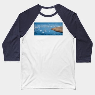 American White Pelican Migration Baseball T-Shirt